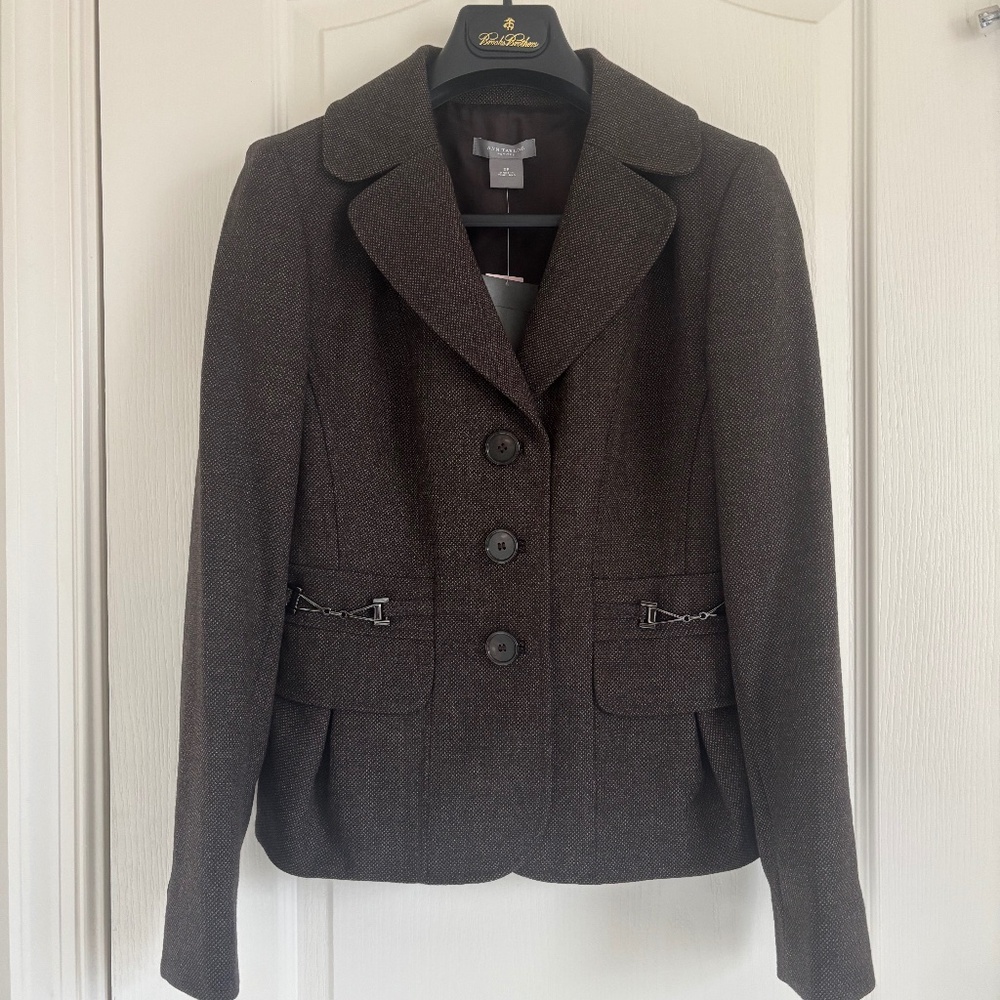 Ann Taylor Brand New 100% Wool Blazer